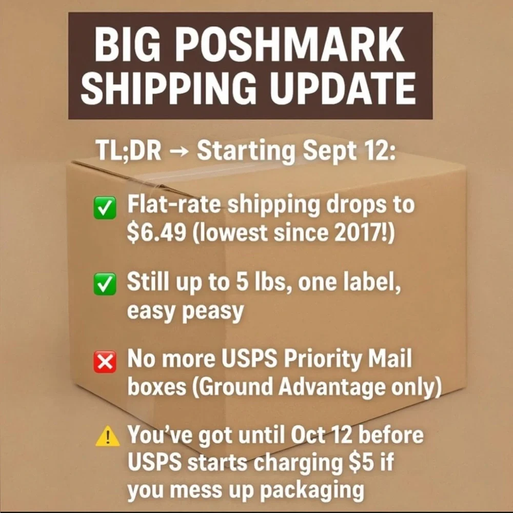 Poshmark USPS Ground Advantage ✅